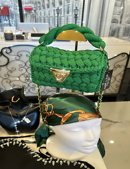 Alexia Handmade Handbag Small  Green