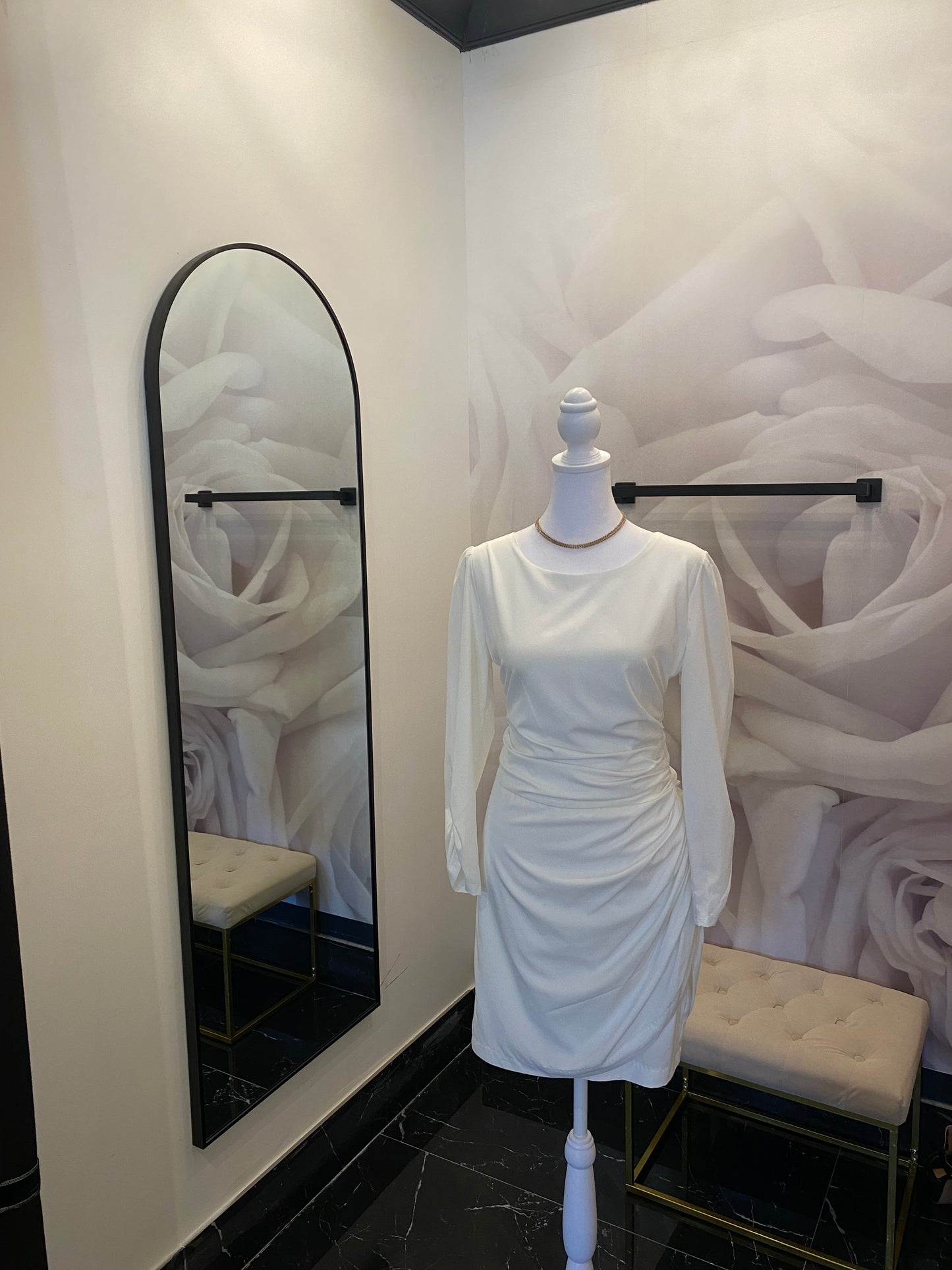Ark & Co reversible White Twist Dress
