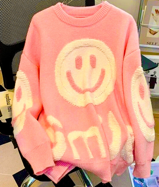 Smiley emoji sweater